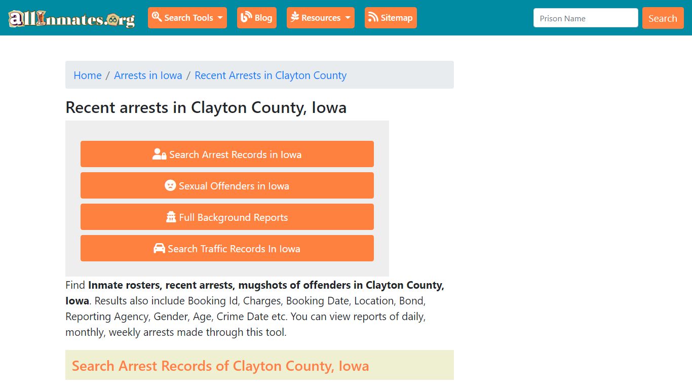 Recent arrests in Clayton County, Iowa | Mugshots, Rosters, Inmates, Crimes